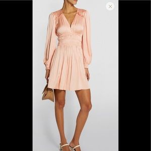 MAJE
Satin Ruffled Dress